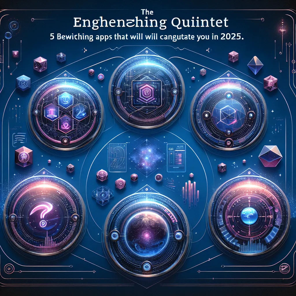 The Enchanting Quintet: 5 Bewitching Apps That Will Captivate You in 2025