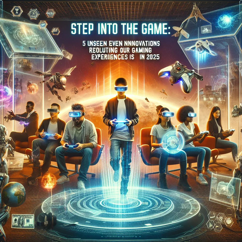 Step into the Game: 5 Unseen Innovations Revolutionizing Our Gaming Experiences in 2025