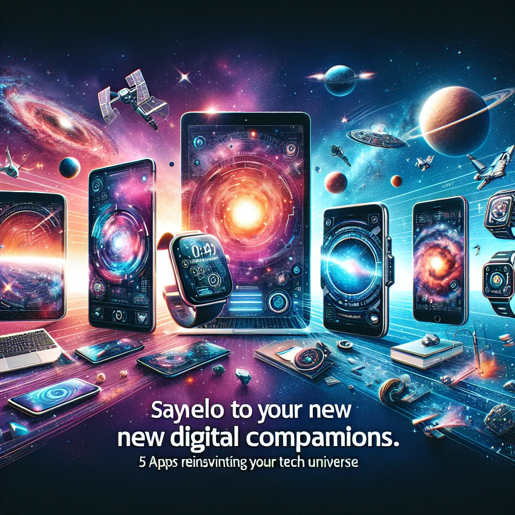 Say Hello to Your New Digital Companions: 5 Apps Reinventing Your Tech Universe