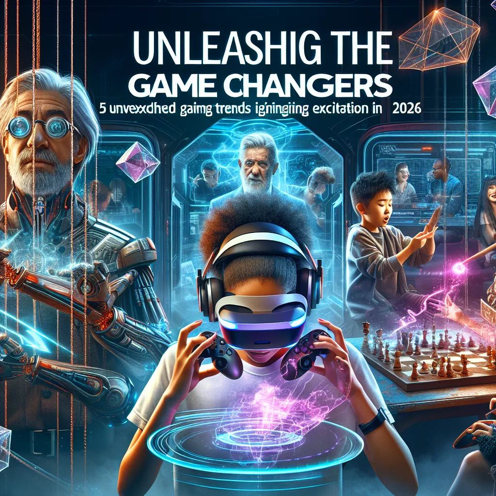 Unleashing the Game Changers: 5 Unforeseen Gaming Trends Igniting Excitement in 2026