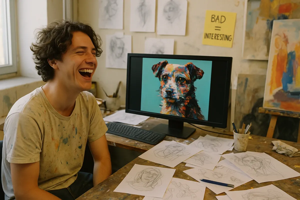 When AI Gets Weird: Why “Crappy Pet Portraits” Might Be The Future Of Creativity