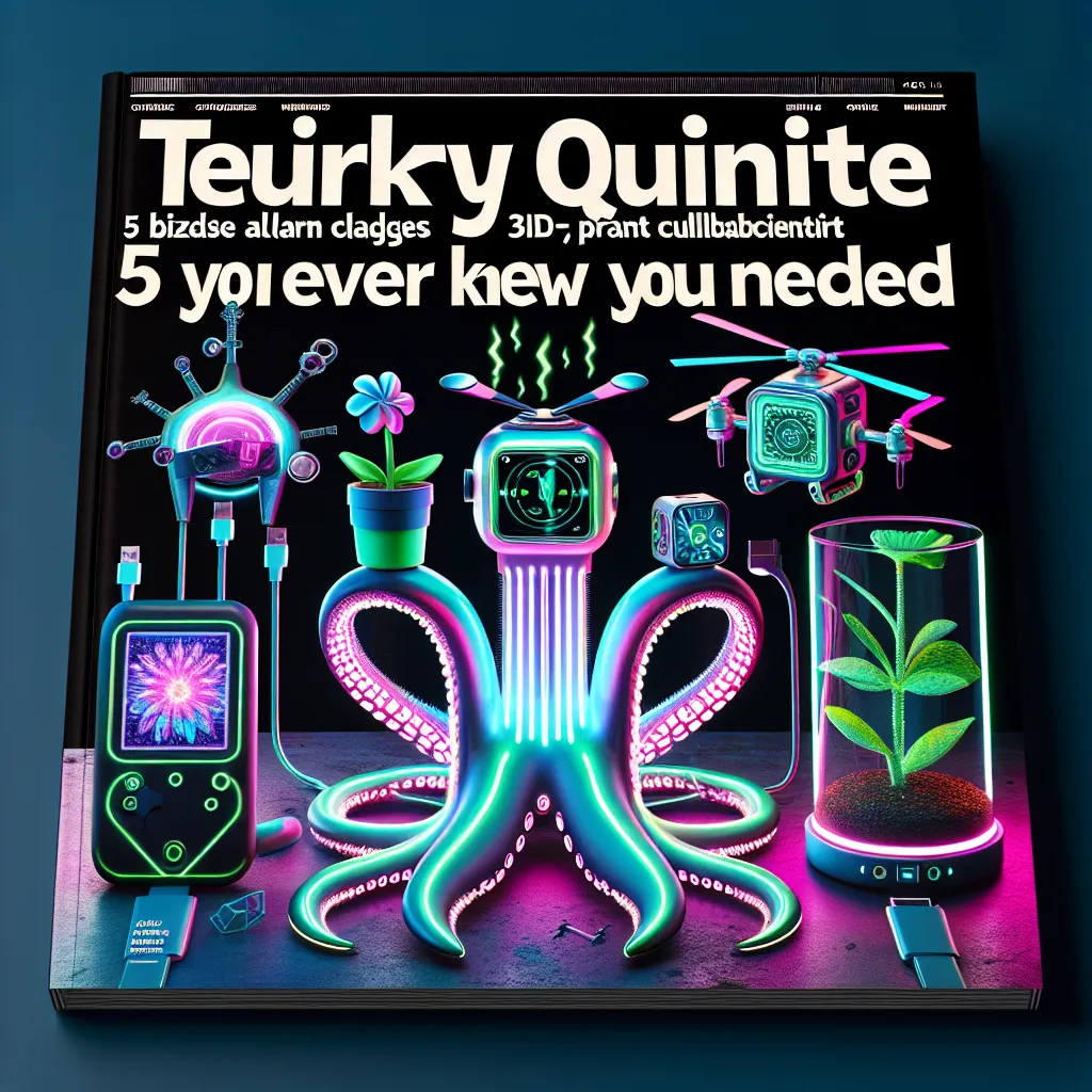 Tech's Quirky Quintet: 5 Bizarre Gadgets You Never Knew You Needed