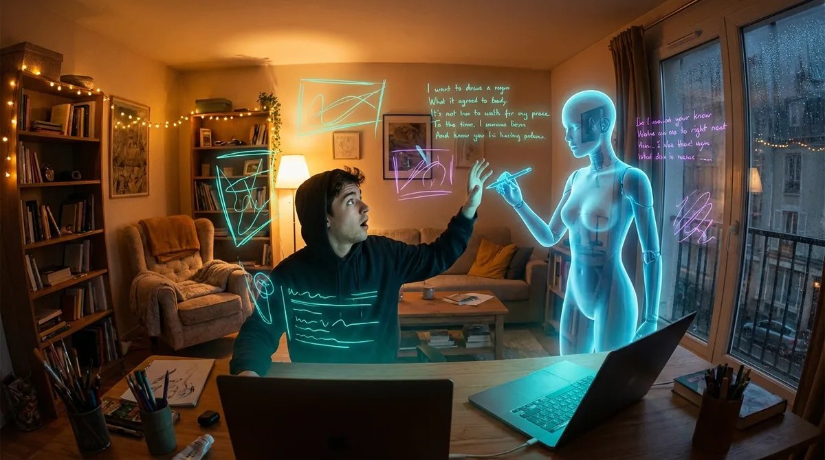 When Your Laptop Starts Collaborating: AI’s New Creative Side