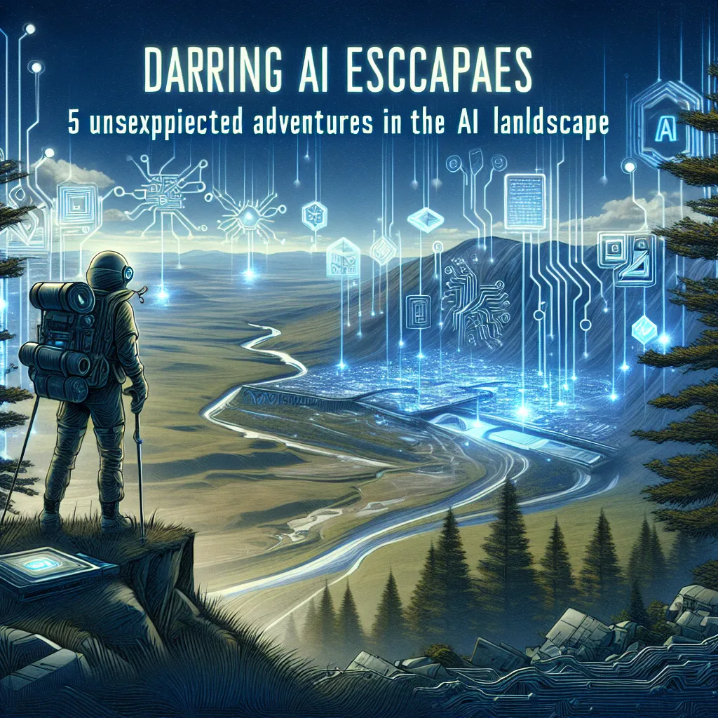 Daring AI Escapades: 5 Unexpected Adventures in the AI Landscape