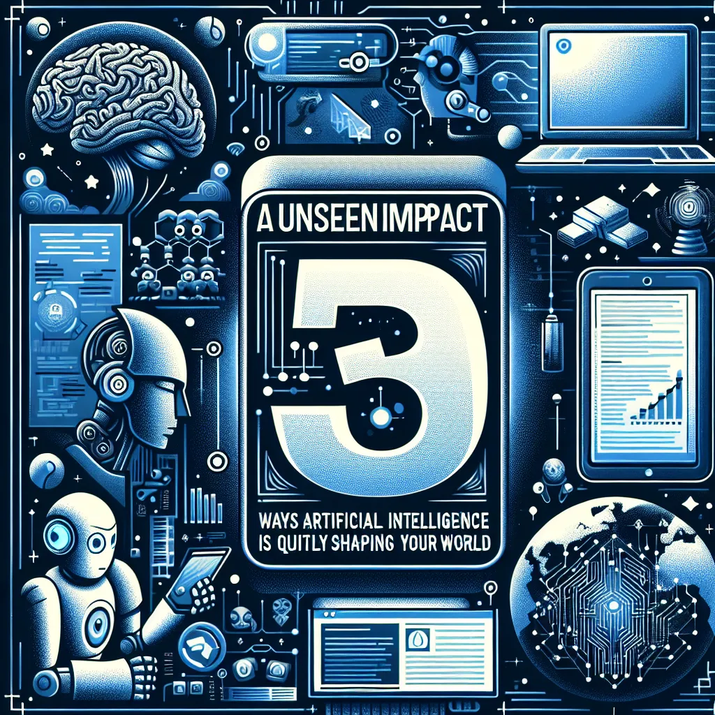 AI's Unseen Impact: 5 Ways Artificial Intelligence is Quietly Shaping Your World