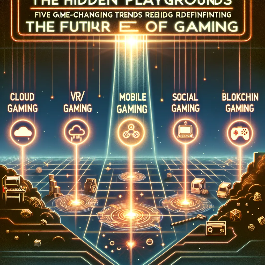 The Hidden Playgrounds: Five Game-Changing Trends Redefining the Future of Gaming
