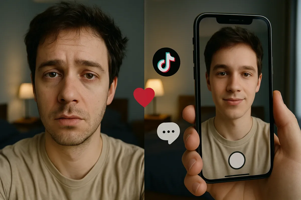 What TikTok’s “Benjamin Button” Glow-Ups Say About The Apps We’re Addicted To