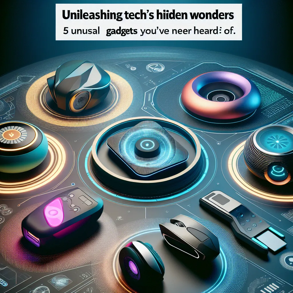 Unleashing Tech's Hidden Wonders: 5 Unusual Gadgets You've Never Heard Of