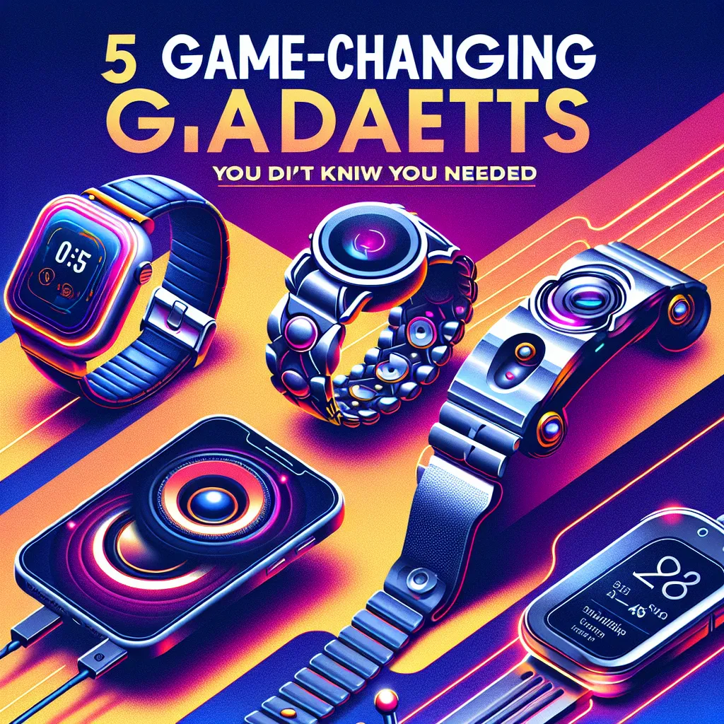 5 Game-Changing Gadgets You Didn't Know You Needed
