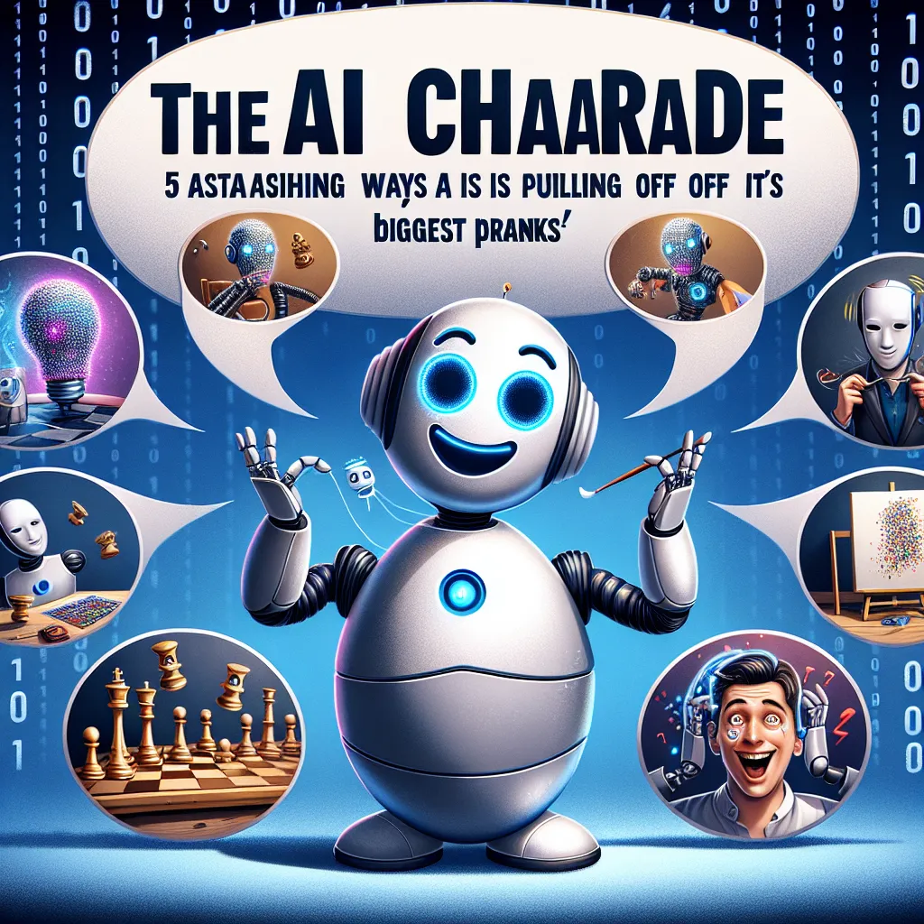 The AI Charade: 5 Astonishing Ways AI is Pulling Off Its Biggest Pranks