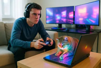 Why A Guy Gave His Old Laptop To His Cat (And What It Says About Gamers)