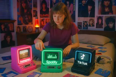 Throwback Tech: Artist Imagines Today’s Apps As 1980s Gadgets