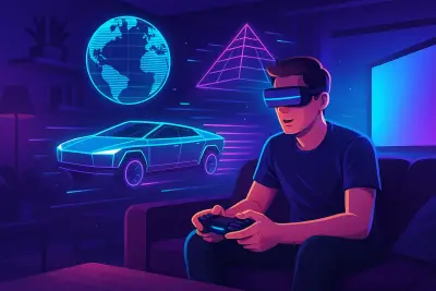 What Started As A Normal Gaming Night Turned Into Something Wildly Futuristic