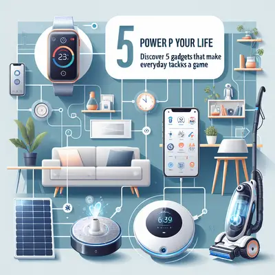 Power Up Your Life: Discover 5 Gadgets That Make Everyday Tasks A Game